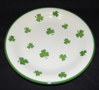 SHAMROCK APPETIZER PLATES 4 PC